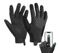 Generico Guantes para bicicleta, mitones amortiguadores, pantalla táctil | Guantes reflectantes de dedos completos para ciclismo | Para ciclismo, correr, montar a caballo, conducir, senderismo en