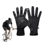 Generico Guantes para ciclismo, manoplas impermeables con dedos enteros - Guantes para clima frío, para ciclismo, paseo, senderismo, deportes, bicicleta, escalada, esquí, nieve, snowboard