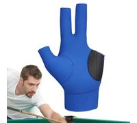 Generico Guantes para taco de , guantes de pong de dedos antideslizantes sin dedos de , de universales para el juego de la mano izquierda o derecha