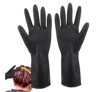 Genérico Guantes Para Tinte De Cabello - Guantes De Coloración Capilar,Mitones Antideslizantes De Látex Texturizados Para Cocina Laboratorio Cuidado Médico Parrillas Limpieza Lavado De Platos