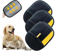 Genérico Guantes Removedores Pelo para Mascotas, New Guantes Aseo para Mascotas Doble Eliminador Pelo Estático para Perros y Gatos, Pets Double Sided Grooming Glove, Pet Hair Remover Gloves (3-PCS)