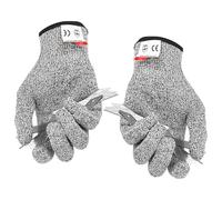 Genérico Guantes sin cortes - Guantes de trabajo para picar carne - protectores de mano para jardinería, cocina, transpirables, para carpintero, almacén, arquitectura y desollado