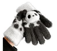 Genérico Guantes Tejidos de Invierno | Mitones Cálidos Casuales 1 Par,Guantes de Invierno de Punto para Niñas de Dedos Completos | Para Señoras Adultas Jóvenes Estudiantes En Desplazamientos Viajes