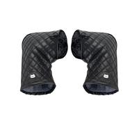 Genérico Guanti per Manubrio Motocicletta - 32x24cm Guanti Termici Impermeabili In Pelle PU E Velluto, Antivento E Caldi | Invernali per Scooter, Mountain Bike, Ciclomotore, Ciclismo Strada, Uomo Don