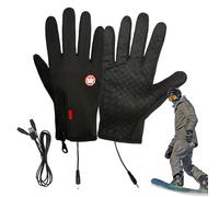 Genérico Guanti Touch Screen - Guantti USB Riscaldati | Guantii impermeabili antivento con riscaldamento USBs | Ideali per, avventura, Freddo Intenso | Caldi, comodi, compatibili Smartphone