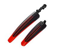Genérico Guardabarros de Bicicleta Seguridad 2pcs Bicycle Splash Fender Guard Set MTB Bicicleta de montaña Frente Trasero Delantero Ciclismo Montando Accesorios for 20/22/24/26 Pulgadas(01)