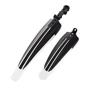 Genérico Guardabarros de Bicicleta Seguridad 2pcs Bicycle Splash Fender Guard Set MTB Bicicleta de montaña Frente Trasero Delantero Ciclismo Montando Accesorios for 20/22/24/26 Pulgadas(02)