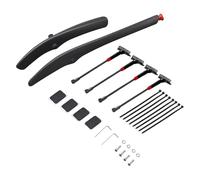 Genérico Guardabarros para Bicicleta De Montaña | Accesorios Seguros De Varilla De Extension Ajustable,Kit De Guardabarros para Bicicleta - para Montaña Carretera Senderos Ciclismo Lluvioso Barroso