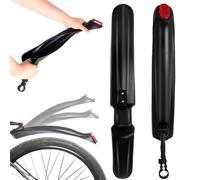Genérico Guardabarros Trasero para Ciclismo | Fundas de Rueda con Montaje Rápido,Reflectante Impermeable Ancho para Carretera Montaña Ciudad Unisex