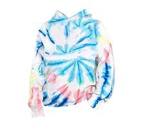 Genérico Guardia Historia Primavera y otoño Nuevos niños Tie Dye Sudadera con Capucha en 3D Sudadera out Wear Metal Sudadera (Blue, 13-14 Years)