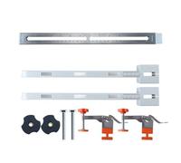 Generico Guía De Pomos | Guía De Tiradores,Ajustable De Precisión Acero Inoxidable Con Abrazadera Magnética Para Perforar Montaje Muebles Cocina Puertas