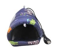 Genérico Guinea House - Hamster Bed, Electric Soft USB Heated Pet Accessories, Mice Bed | Small Animal House For Pet Cage Habitat Enclosure Home Nest Hiding Sleeping Playing Resting Indoor