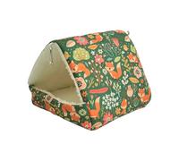 Genérico Guinea Pig Bed - 3.15x3.15 Inches Pig Bed, Rabbit Cave | Animal House Nest | Multi-Functional Washable Winter Sleeping House, Hamster Accessories, Warm For Hamster Ferret Accessories