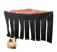 Genérico Guinea Pig Corner Hideaway - Small Animals Sleeping Hammocks | Fleece Forest Corner Hideoutt | Convenient Fun Hiding Spot For Ferrets Chinchillas Hedgehogs Dwarf Rabbits Guinea Pigs
