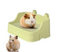 Genérico Guinea Pig Litter Box - Large Capacity Pet Toilet Rabbit | Square Pet Toilet with Buckle For Guinea Pig | Dangling Litter Box For Chinchillas, Ferret, Gerbil