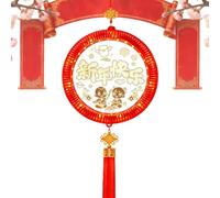 Genérico Guirlandes Lumineuses LED Décoratives | Décoration Année Du Cheval 2026 Lanterne - Décorations Nouvel An Chinois - Pour Voiture Chambre Balcon Entrée Mur Jardin Allée Porche Extérieur