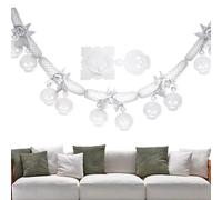 Generico Guirnalda decorativa de Halloween para fiestas | Pancarta de calavera araña de mascota | Banner negro naranja blanco para niños, padres, eventos, casa, escuela, decoración fácil y divertida