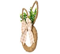 Generico Guirnaldas de conejo de Pascua para puerta de entrada | Ornamental con forma de conejo - Coronas de Pascua para puerta de entrada | para exterior interior ventana pared dormitorio de salón