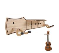 Genérico Guitar Hooks Wall, Wooden Walls Hanger, Mount Guitars Holder Hook Stand Acoustic Electric Bass for Studio, Bedroom, Music Room, Home, Practice Space, Display, 3.82x7.87x5.12 Inches