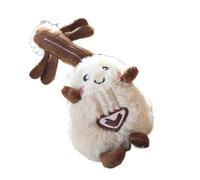 Genérico Guitar Keychain Charm, Cute Little Guitar Plush Doll Toy Pendant, Soft 5.9 Inch Hangable Bag Accessories, Fashionable Ornament for Girls Boys Men Women, Wallet Purse Decoration for Fans