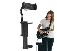 Genérico Guitar Phone Stand, 2.36x1.97in Clip on Smartphone Holder, Adjustable Clips Clamp, Authentic Portable Design, Easy Secure Grip for Recording, Video, Calling, Streaming, Traveling