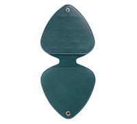 Genérico Guitar Pick Case, Guitar Picks, Guitar Plectrum Holder, Portable PU Leather Guitar Pick Holder for acústica and Guitar Pick Storage Bag for Bass, acústica and Electric Guitars, verde, Se