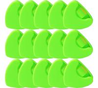 Genérico Guitar Pick Holder Organiser - 15 Pieces Guitar Pick Triangle Holder Case, Adhesive Stick Guitar Pick Holder, Reusable Portable Pick Organizer, for Ukulele, Banjo, Bass (Random Colour)