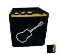 Genérico Guitar Pick Holder, Resin Guitar Pick Display, Decorative Guitar Pick Case, Guitar Pick Storage Box, Guitar Pick Display Frame, Guitar Pick Storage for Home, Music Classroom Pick Holder,