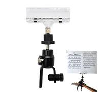 Genérico Guitar Sheet Holder, Sturdy Flexible Clamp Musical Notes, Multifunctional Music Sheet Clip Paper Clamps, Guitar Accessories for Performance, 5,91 x 3,15 x 1,57 Pulgadas, Multicolor, Se