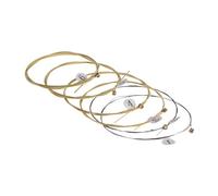 Genérico Guitar String - Brass 6 Pcs Folk Guitar Strings, Guitars Parts Replacement, Acoustic Replacement String, Heavy Gauge Musical Instruments Parts For Beginners Performers Music Lovers
