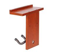 Genérico Guitar Wall Hanger - 24.13x9.91x21.59cm Pick Holder Attached Guitar Hanger Wall Mount | Wooden String Instrument Stand, Space-Saving Display Organizer For Ukulele, Mandolin, Bass