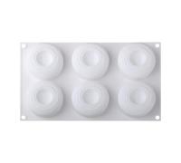 Generico Gummy Candy Maker, Jelly Dessert Pan, Non Stick Muffin Tray, Flexible Pastry Mold, Interactive Food Grade Sheet with Smooth Base, Soap Crafts Supplies for Donut 11.61x6.73x1.18 Inches