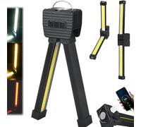 Genérico Gym Lamp for Posing, Portable Magnet LED Flashlight with Hanging Hook, 7th Gear Dimming, 180° Adjustable, Magnetic Design, Can Be Placed Anywhere (1 pcs)