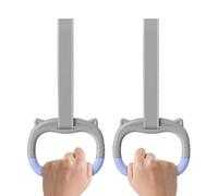 Genérico Gymnastics Rings For Kids - 12cm Exercise Hanging Ring with Straps, Gymnastics Rings Set, Adjustable Strap For Physical Training Used with Indoor Horizontal Bar Non-Slip Load-Bearing