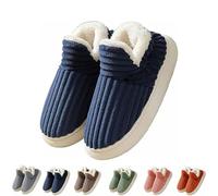 Genérico Hadanceo Sunshine Cloud Slippers, Hadanceo Thickened Plush Slipper, Pluffibrand Slippers for Women Mens (Blue,12.5-13/11.5-12Men)
