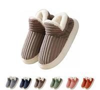 Genérico Hadanceo Sunshine Cloud Slippers, Hadanceo Thickened Plush Slipper, Pluffibrand Slippers for Women Mens (Khaki,9-10 Women/8-8.5 Men)