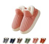 Genérico Hadanceo Sunshine Cloud Slippers, Hadanceo Thickened Plush Slipper, Pluffibrand Slippers for Women Mens (Pink,6-7 Women/5.5-6 Men)