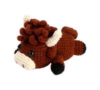 Genérico Häkeltier-Sets - Kuh-Muster, Strickmaterial-Set, einfache Videoanleitung, komplettes DIY-Garn-Bastelset | Perfekt für Anfänger, Kinder, Jugendliche, Wohndeko, Kinderzimmer, Spielzimmer