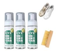 Genérico HAIBUS Active Foam Sneaker Cleaner Set, Sneaker Cleaner Foam for Removing Stains and Dirt, Shoe Cleaning Kit for White Shoes (3pcs)