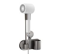Generico Hair Dryer Holder, Space Saving Suction Cup Wall Mount Organizer, Non Slip Hair Dryer Holder For Bathroom Storage Rack For Home Apartment Hotel Dorm Bedroom Shower Toilet Indoor Use Durrable