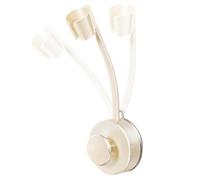 Genérico Hair Dryer Holder Stand - 33cm Hands-Free Rotating Arm | Wall-Mounted Suction Cup Holder - ABS Silicone Carbon Steel | Hair Dryer Rack for Mirrors & Tiles | Bathroom, Salon, Home Use