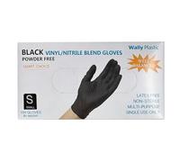 Genérico Hair Dye Black Gloves,100 Pieces Waterproof Oil-Resistant | Salon Hair Dye Gloves | for Makeup Artists Professionals Stylists Enthusiasts Home Travel Studio Projects