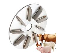 Genérico Hair Remover Tool For Chicken | Stainless Scraper | Livestock Hair Remover Comprehensive Tool - Kitchen Knives & Cutlery Accessories For Cow Horse Rooster Workshop Hen Cattle Butcher
