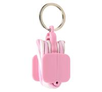 Genérico Hair Tie Travel Case - Portable Band Holder, Small Elastic Storage with Secure Rotating Lid, Lightweight Beauty Box, Ideal for Outdoor Activities and Business Trips