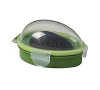 Genérico Half Avocado Storage Container,Transparent Leak-Proof Stackable - Avocado Box Freshness Keeper,for Breakfast Prep Travel Picnic Healthy Eating Enthusiasts Home Cooks