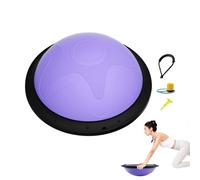 Genérico Half Stability Training Ball, Yoga Strength Equipment, Balance Exercise Balls with Support, Durable Home Workout Ball, Fitness Stability Balls for Men, Women Wife Family Studio Gym