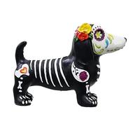 Genérico Halloween Animal Statue, Skeleton Dog and Cat Figurines, Resin Halloween Decorations for Table Centerpieces, Porch, Patio, Bookshelf, Yard, Living Room, Parties, Indoor, Outdoor Decor