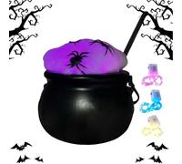 Genérico Halloween Black Cauldron - PP Light Up Party Bowl Decoration