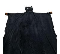 Genérico Halloween Blanket, Wearable Hooded Blanket, 82.68x66.93 Inches Spooky Plush Cozy Cloak for Sofa Day Home Couch Decoration, Soft Warm Fleece, Men Women Parties Reading Relaxing Lounging