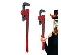Genérico Halloween Blood Wrench, Bloody Simulation Wrench, Realistic Cosplay Prop, Scary Party Decoration, Theater Accessory for Haunted House Adults Horror Short Plays, 20.87x3.54x1.18 Inches